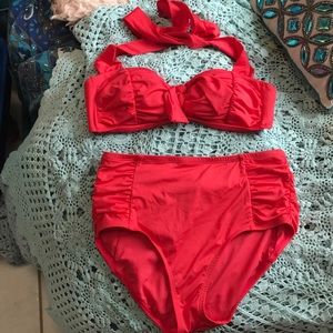 Jantzen Vintage inspired high waist bikini